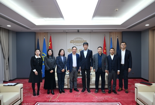 馬增榮一行赴中國外運股份有限公司調研